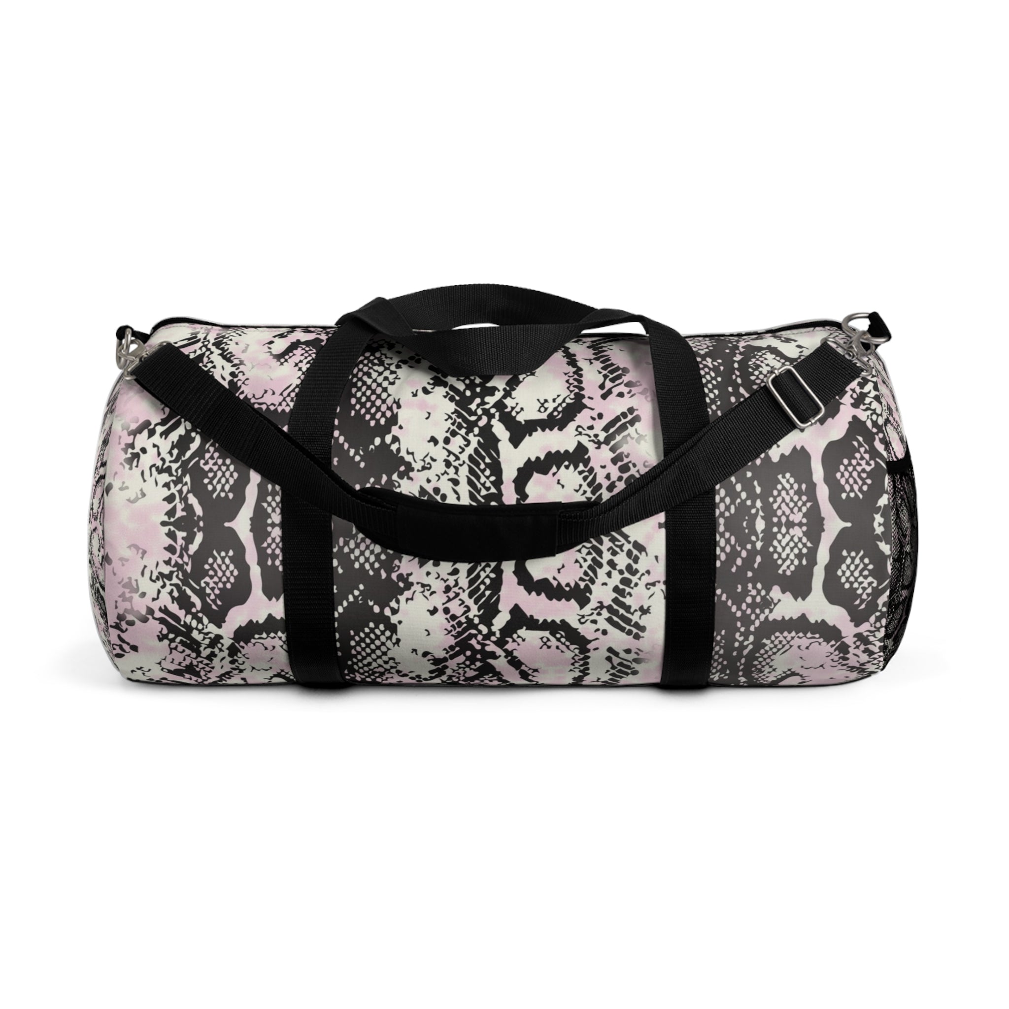 Stylish Python Print Duffel Bag - Perfect for Travel and Gym